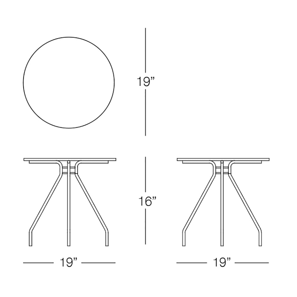 Providence Round Side Table