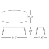Santorini Rectangular Dining Table