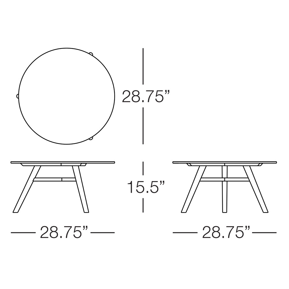 Santorini Round Coffee Table
