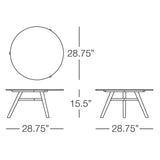 Santorini Round Coffee Table