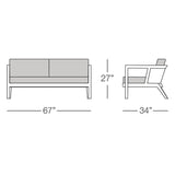 South Beach Loveseat