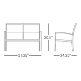 Saint Lucia Loveseat