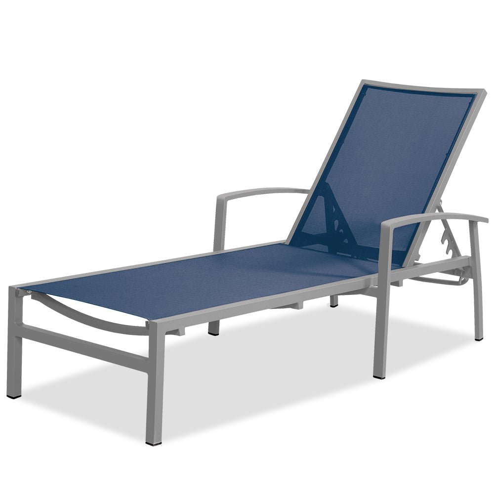 Saint Lucia Chaise Lounge with Arms