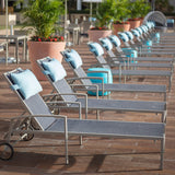 Saint Lucia Chaise Lounge with Arms