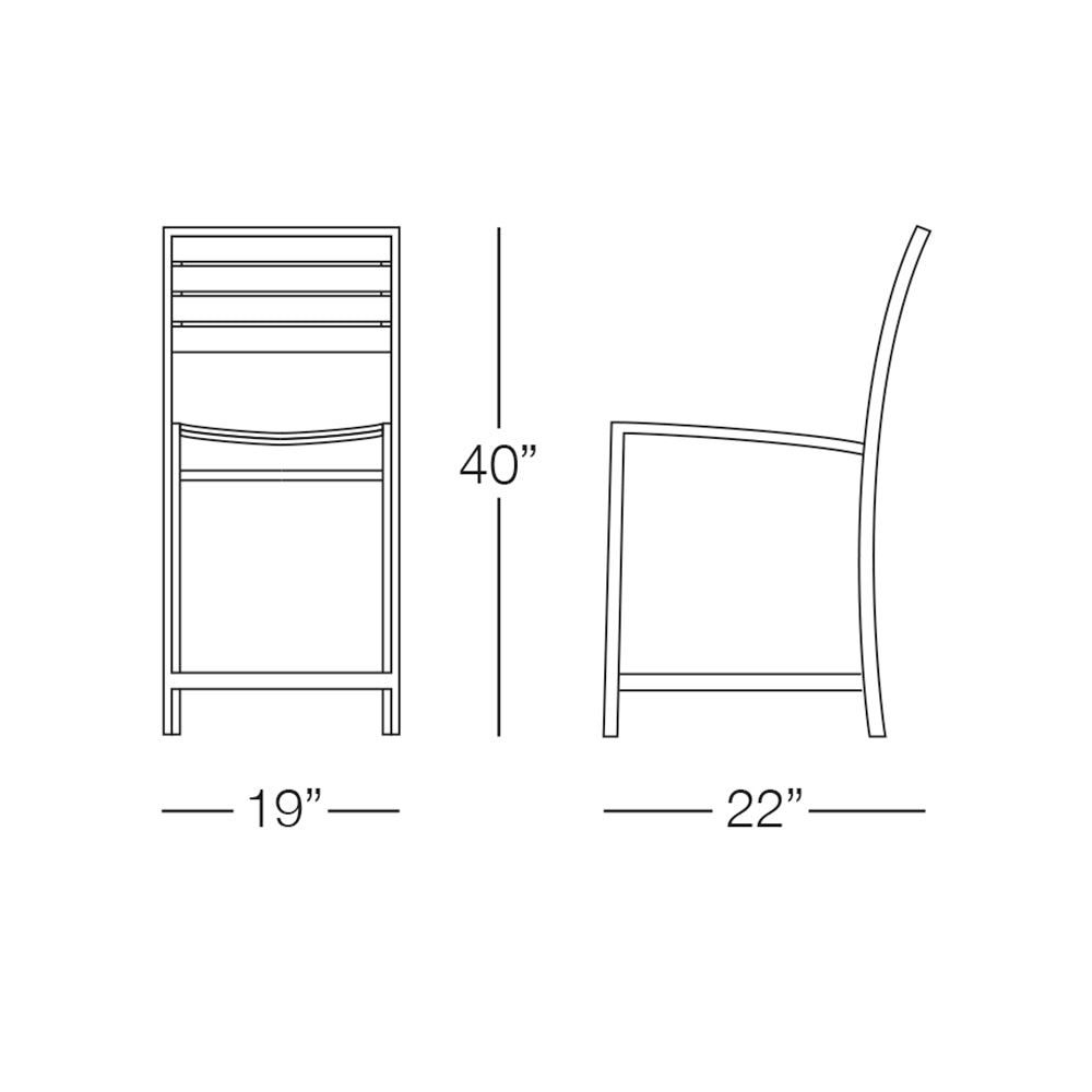 Saint Barts Counter Stool