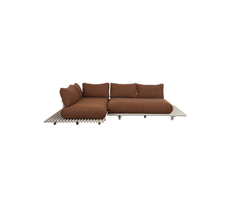 Sticks platform, corner sofa