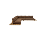 Sticks platform, corner sofa large