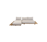 Sticks platform, sofa w/chaise lounge
