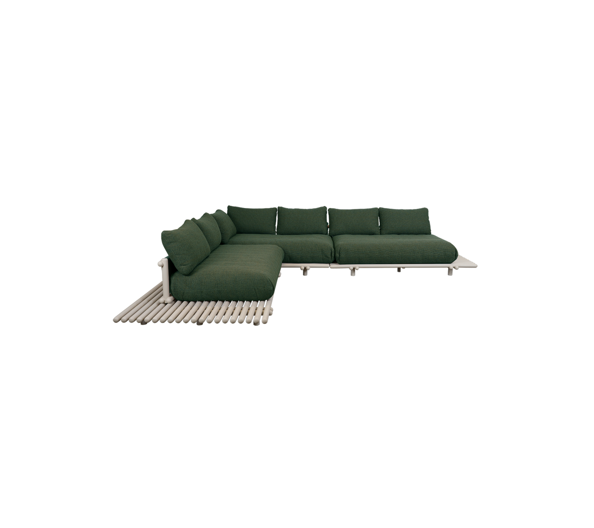 Sticks platform, corner sofa large