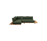 Sticks platform, corner sofa