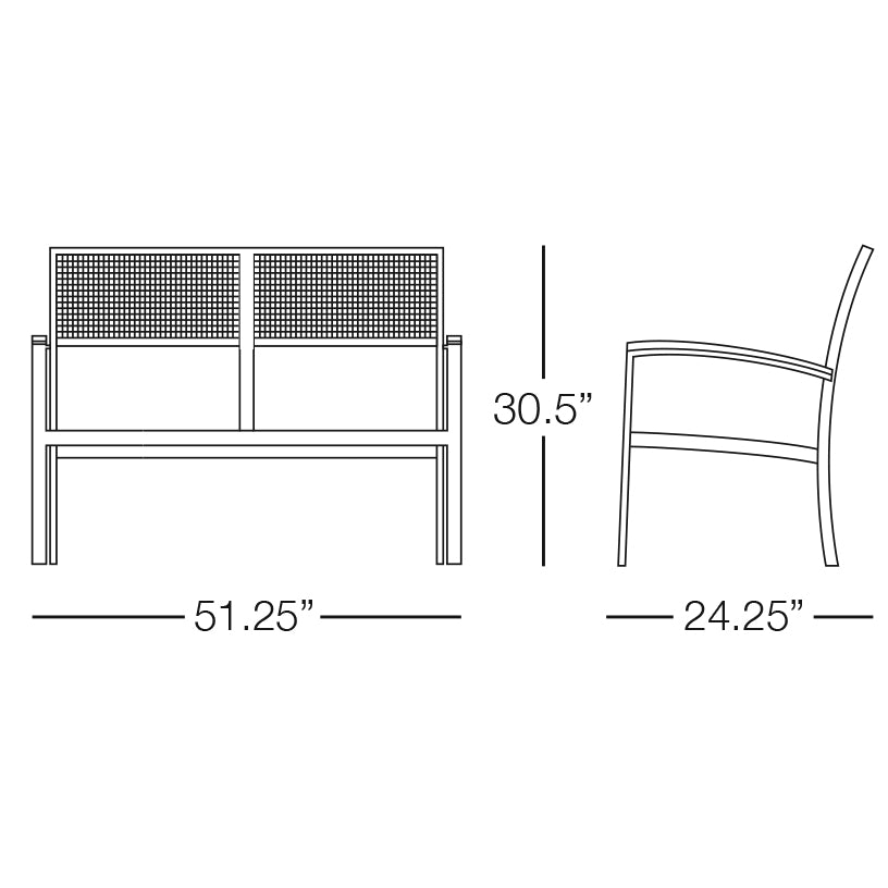 Saint Thomas Loveseat