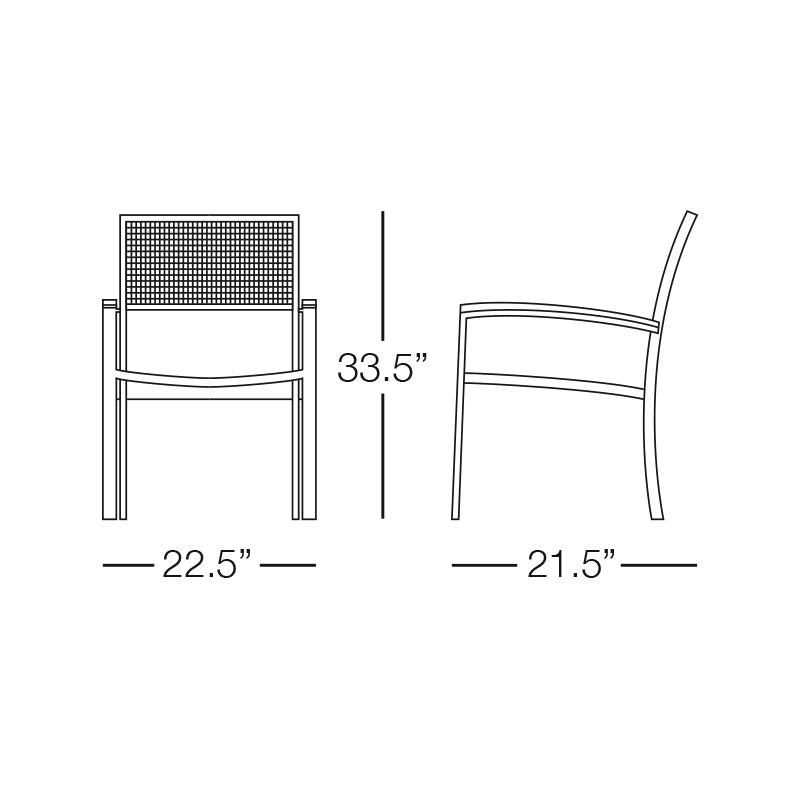 Saint Thomas Dining Chair w/Arms