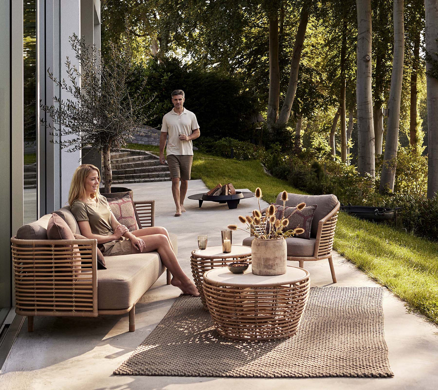 Sense 3-seater sofa