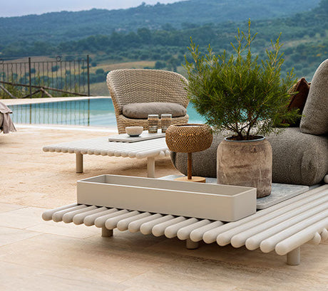 Sticks ceramic table top 83x23 cm