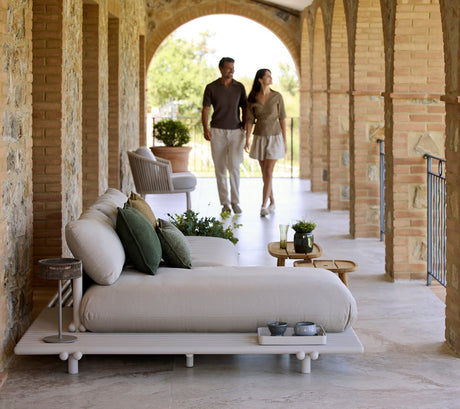 Sticks platform, sofa w/chaise lounge