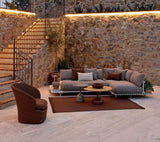 Sticks platform, corner sofa