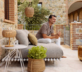 Sticks platform, sofa w/chaise lounge