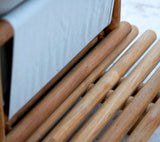Sticks platform, sofa w/chaise lounge