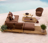 Sticks platform, corner sofa large