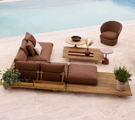 Sticks platform, corner sofa large