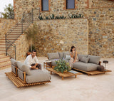 Sticks platform, corner sofa