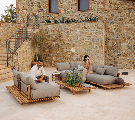 Sticks platform, corner sofa