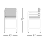 Toledo Counter Stool w/ Arms